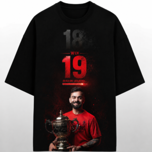 18 Win 19 Season Loading Graphic Oversized T-Shirt