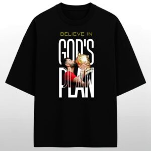 Believe in God’s Plan Graphic Oversized T-Shirt